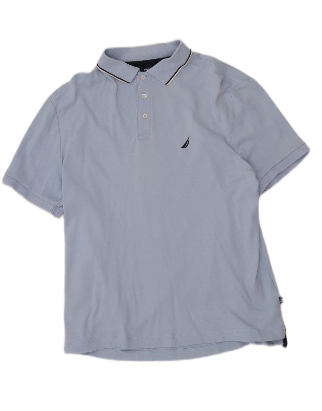 Camisa polo masculina NAUTICA azul médio