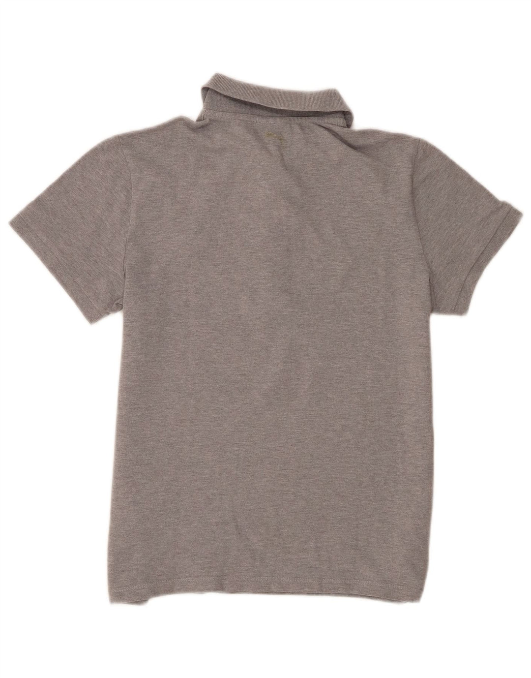 Camisa polo feminina Puma UK 14 algodão cinza médio