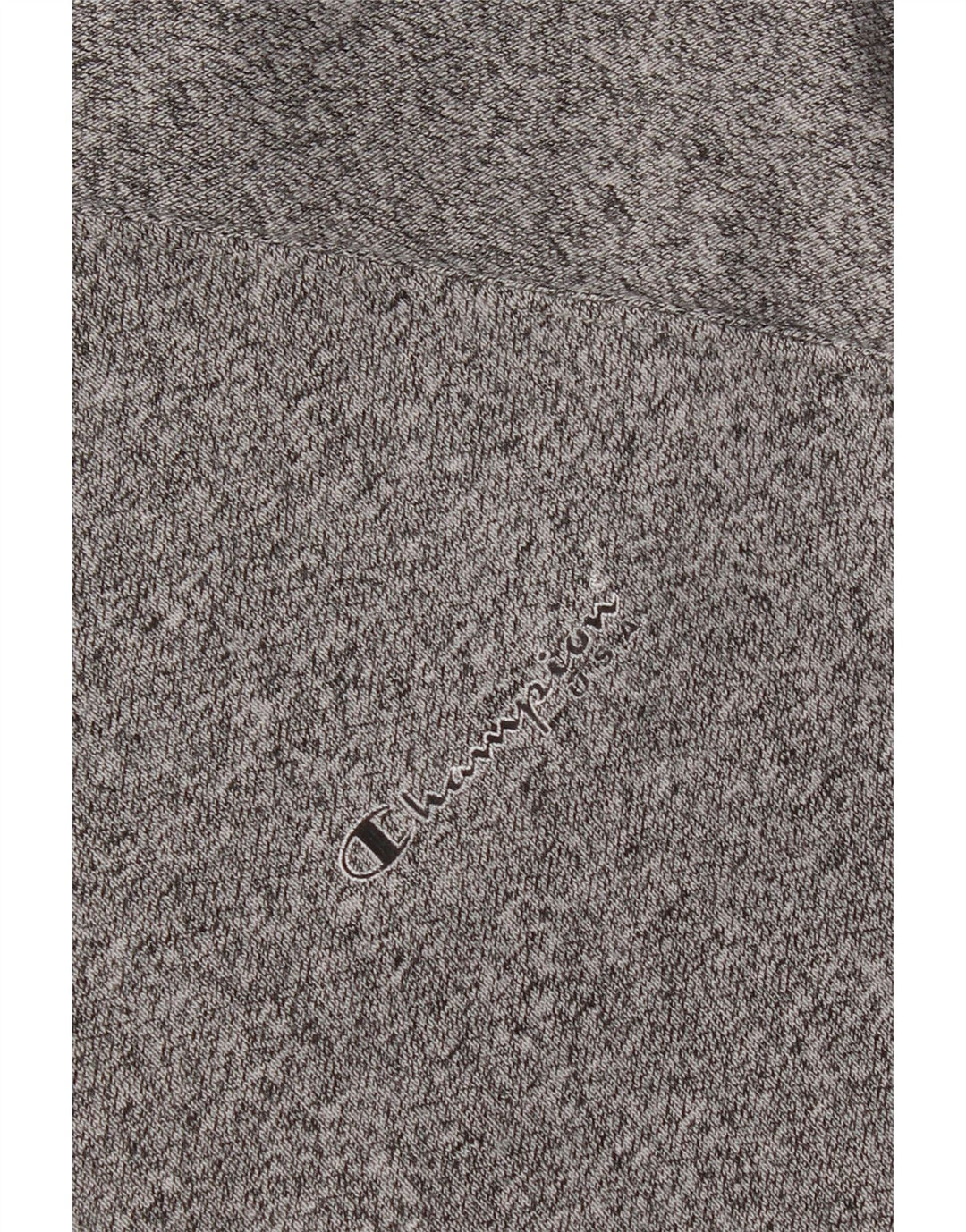 Jaqueta masculina de agasalho gráfico Champion grande cinza manchado