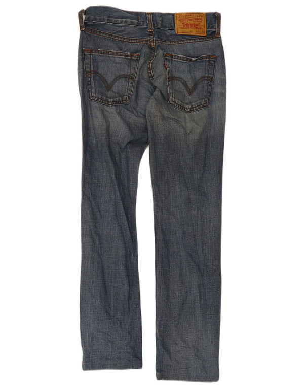 Levi's Masculino 557 Straight Jeans W26 L28 Azul Algodão