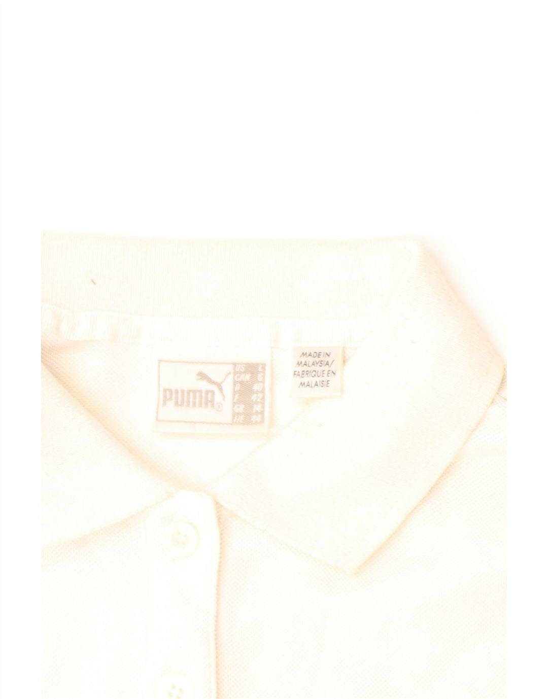 Camisa polo feminina sem mangas PUMA UK 14 médio off white