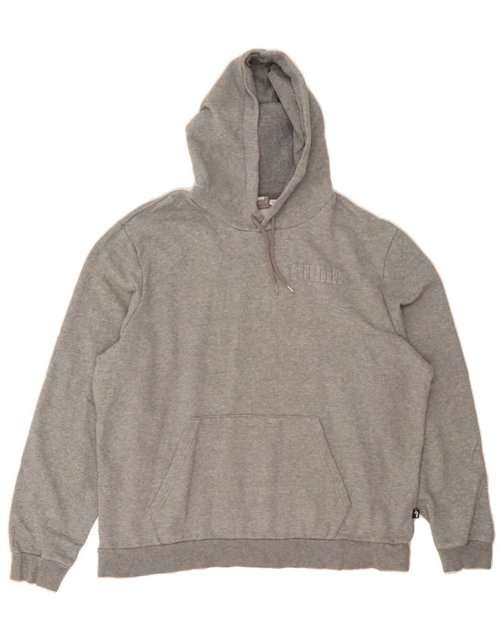 PUMA Mens Hoodie Jumper XL Grey Cotton Vintage Puma and Second-Hand Puma from Messina Hembry 