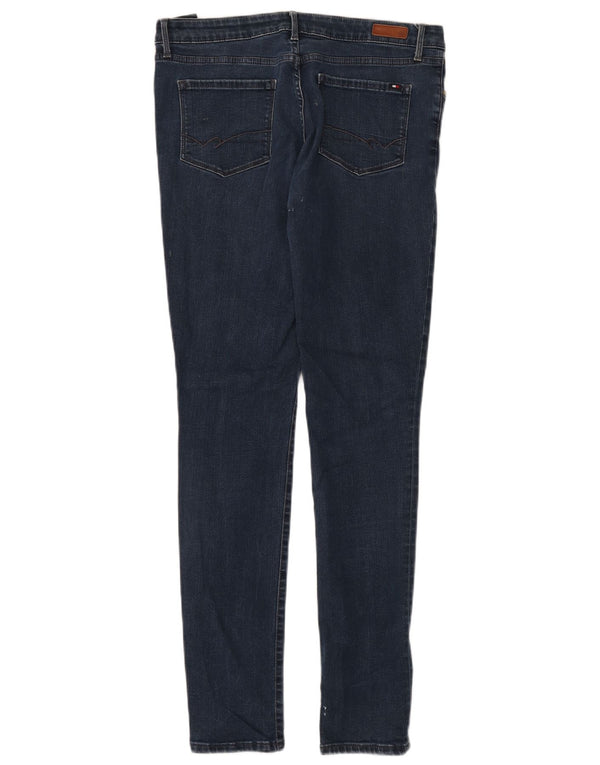 Jeans skinny feminino Tommy Hilfiger médio W30 L32 algodão azul marinho