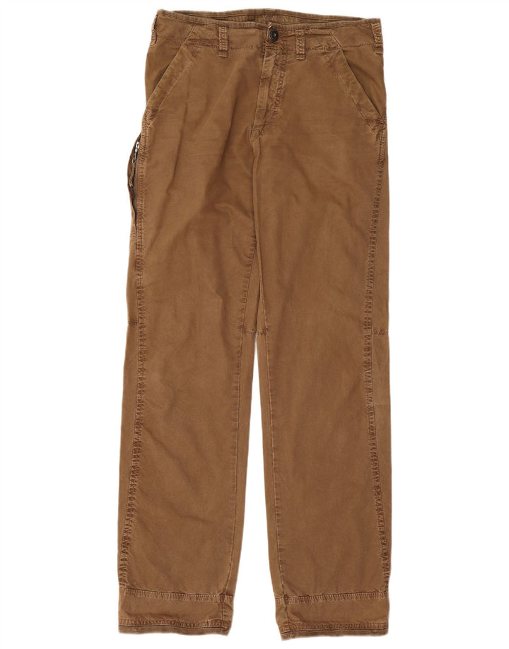 Calça cargo reta masculina Murphy & Nye W33 L34 algodão marrom