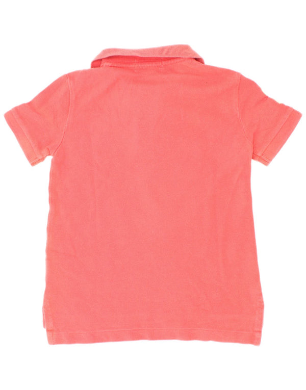 Polo Ralph Lauren Camisa gráfica masculina 3-4 anos algodão vermelho