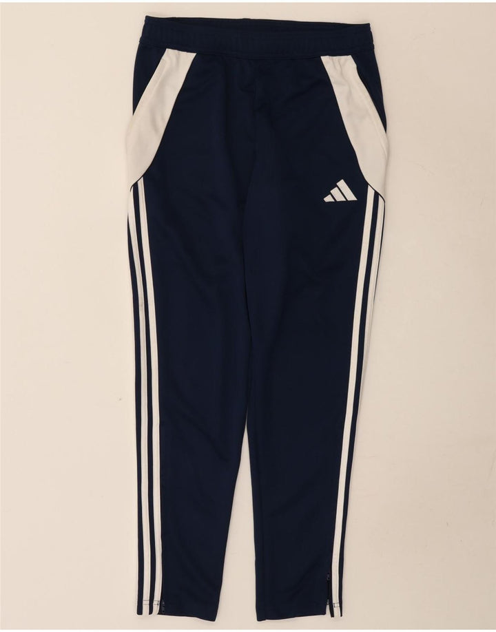 Calça de treino Adidas Aeroready masculina média azul marinho colorblock
