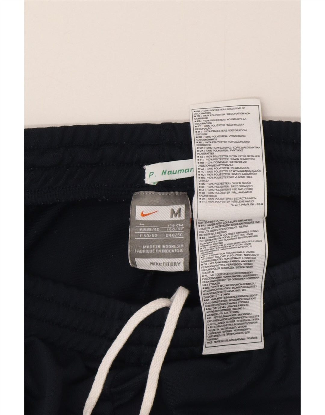 Nike Mens Treino Calças Joggers Médio Azul Marinho Poliéster