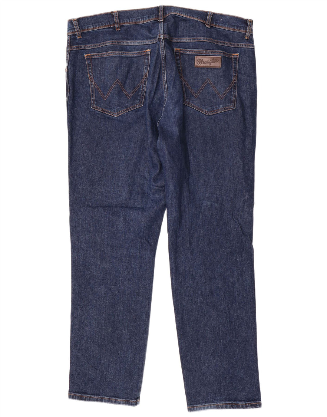 WRANGLER Masculino Texas Slim Jeans W42 L32 Azul Algodão