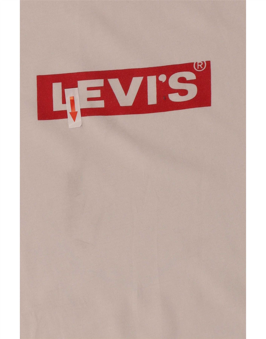Camiseta gráfica masculina Levi's Top médio branco