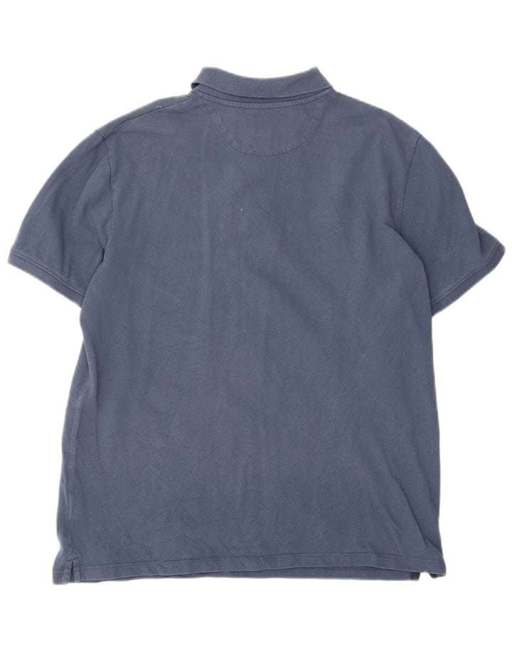 Camisa polo masculina Timberland Regular Fit grande azul marinho