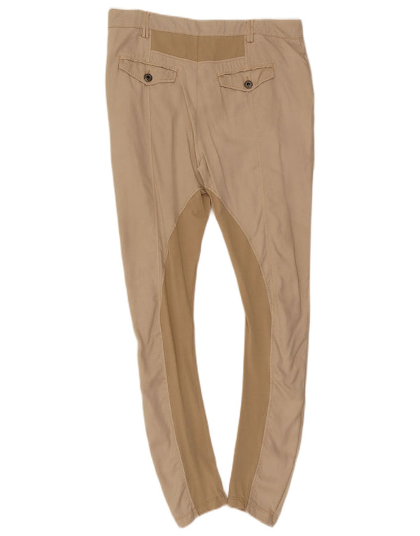 Patrizia Pepe Calça Chino Feminina Slim W29 L29 Bege Colourblock Algodão