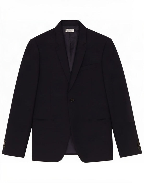 Zara Jaqueta Blazer Masculina de 1 Botão UE 50 Grande Azul Marinho