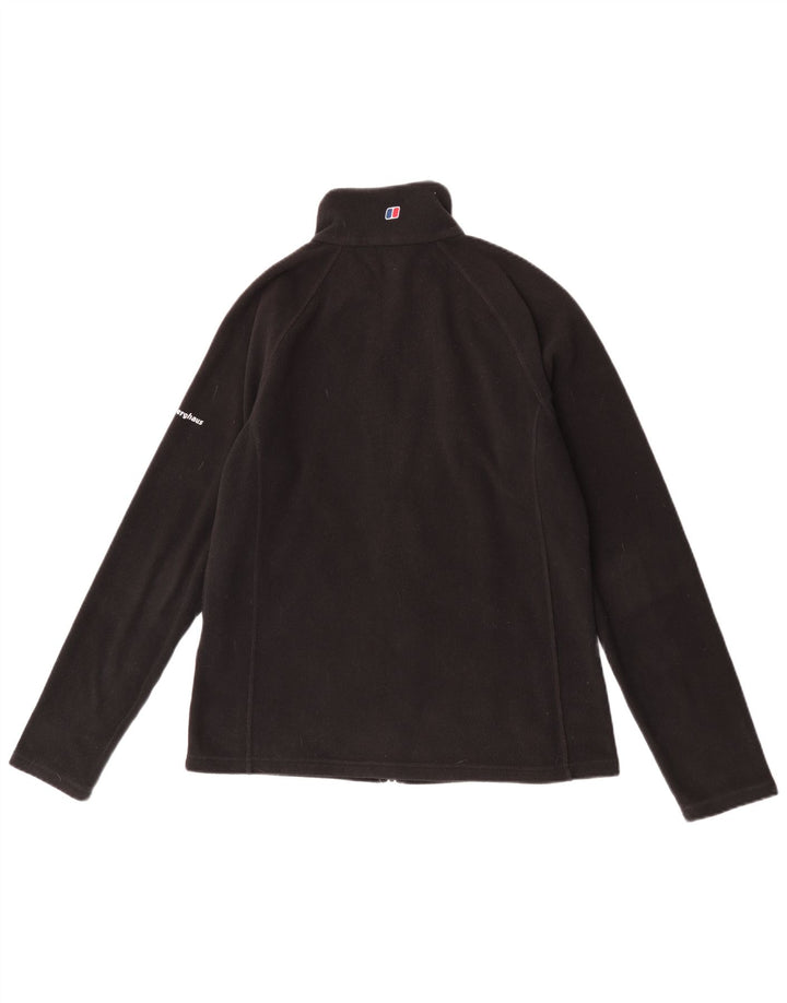 Jaqueta de lã feminina Berghaus UK 14 grande poliéster preto