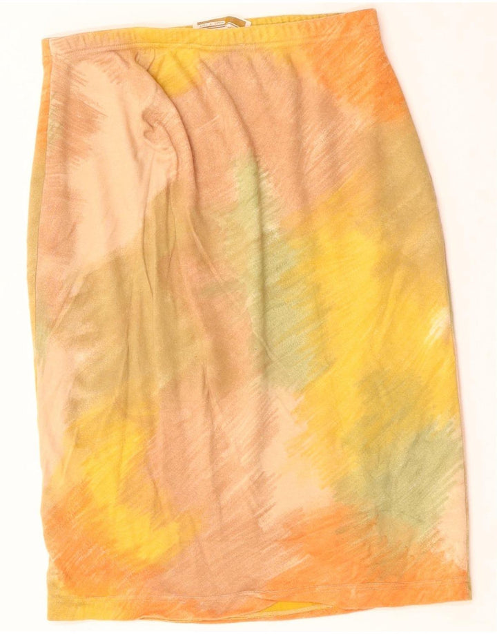 Saia lápis feminina Krizia grande W32 tie-dye multicolorida