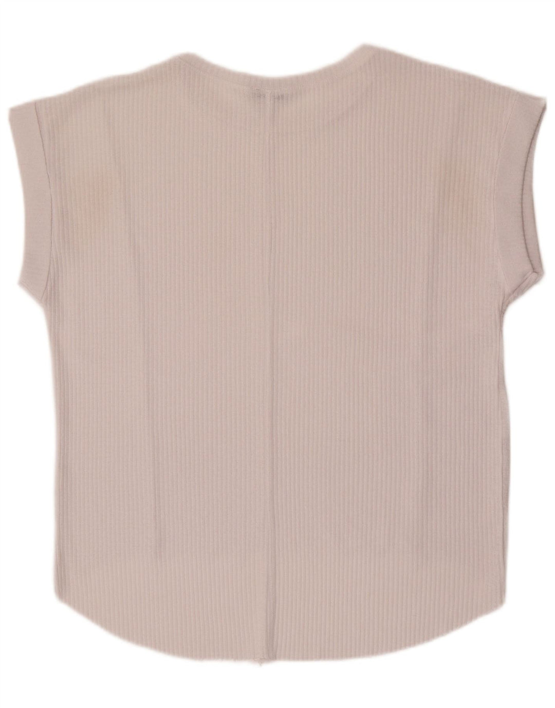 Zara Womens Oversized Vest Top UK 10 Pequeno Branco