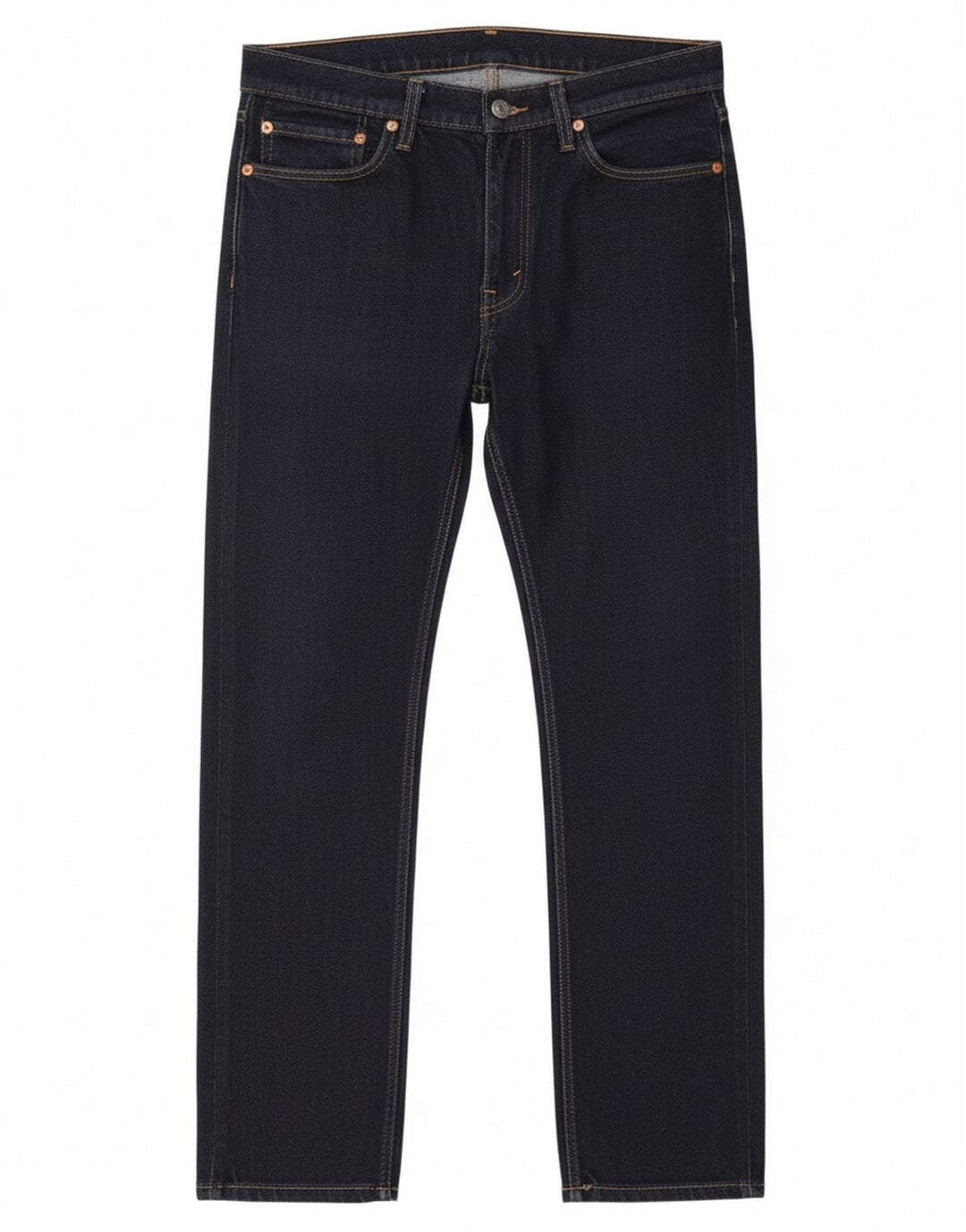 Levi's Masculino 511 Slim Jeans W34 L31 Azul Marinho Algodão