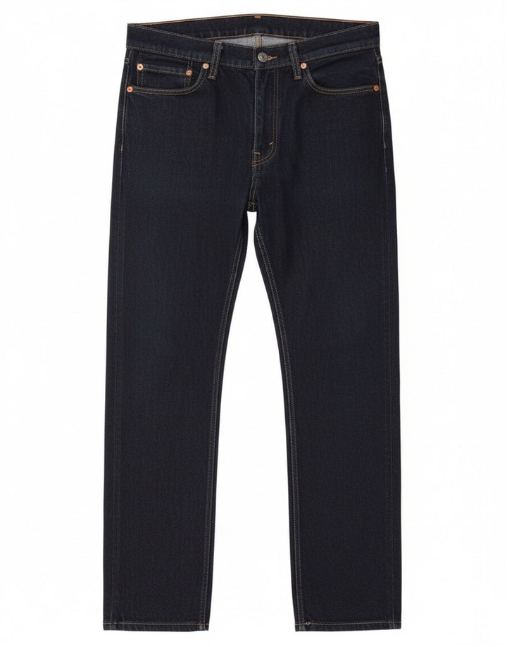 Levi's Masculino 511 Slim Jeans W34 L31 Azul Marinho Algodão