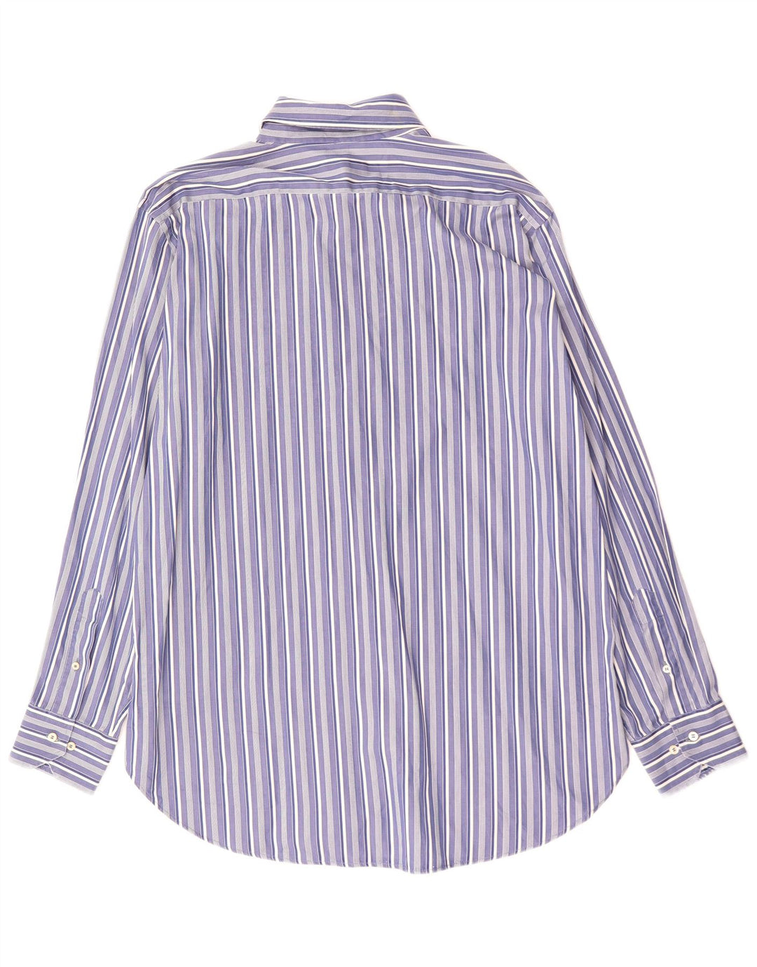 Camisa masculina Etro tamanho 42 grande algodão listrado azul