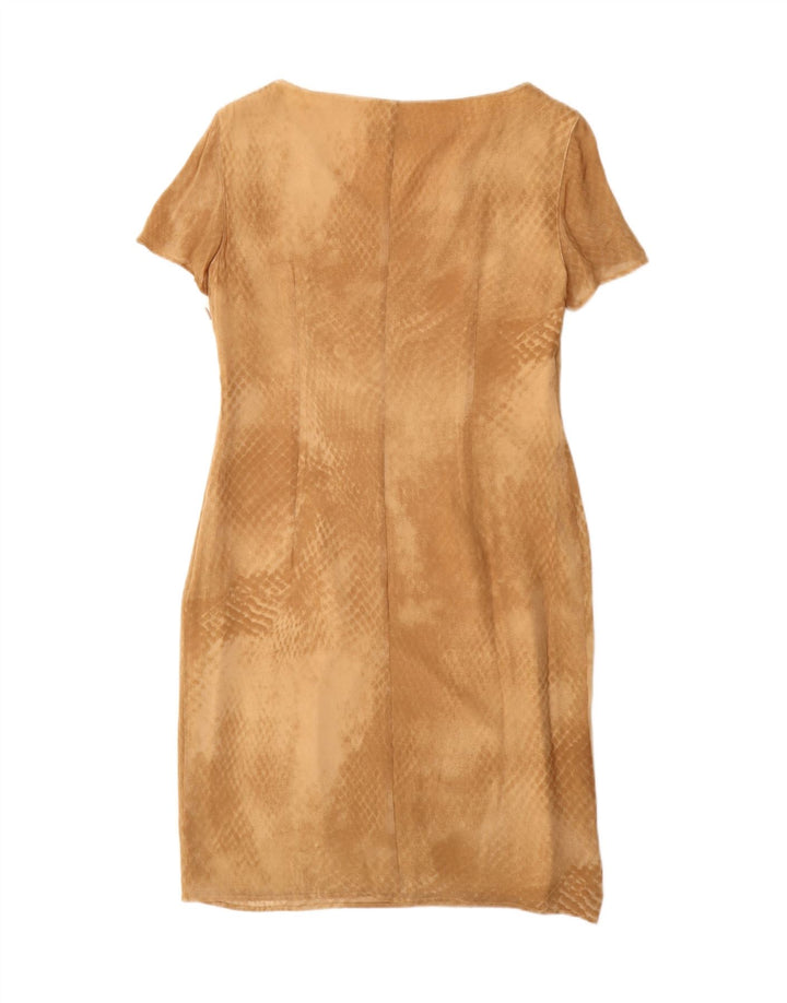 Conjunto feminino Marella de 2 peças IT 42 Viscose com estampa animal bege médio