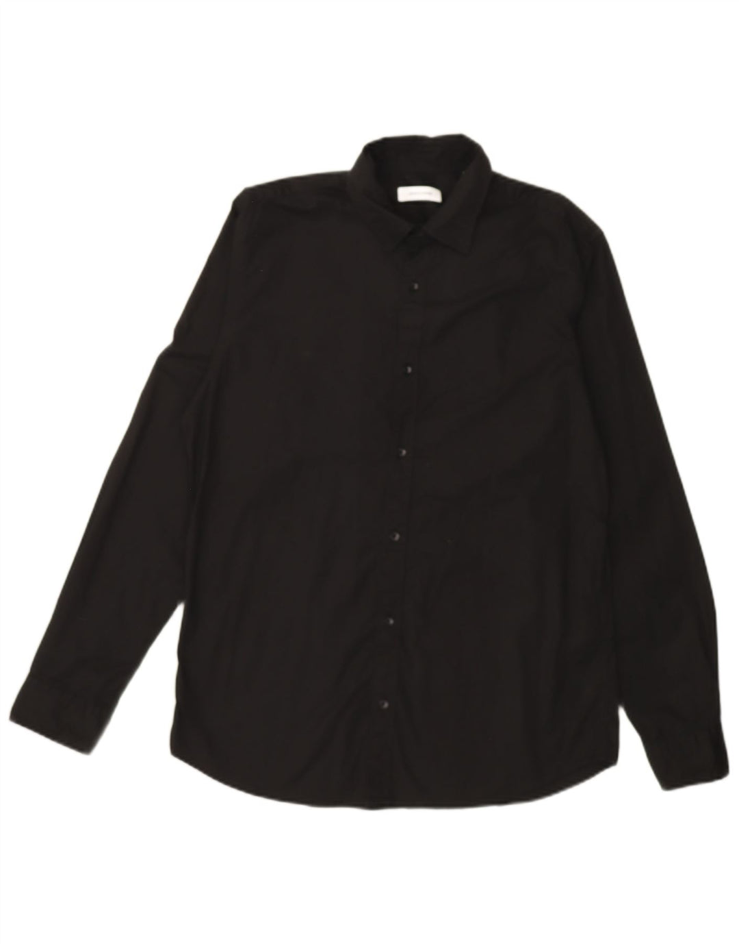 Camisa masculina JACK & JONES grande algodão preto