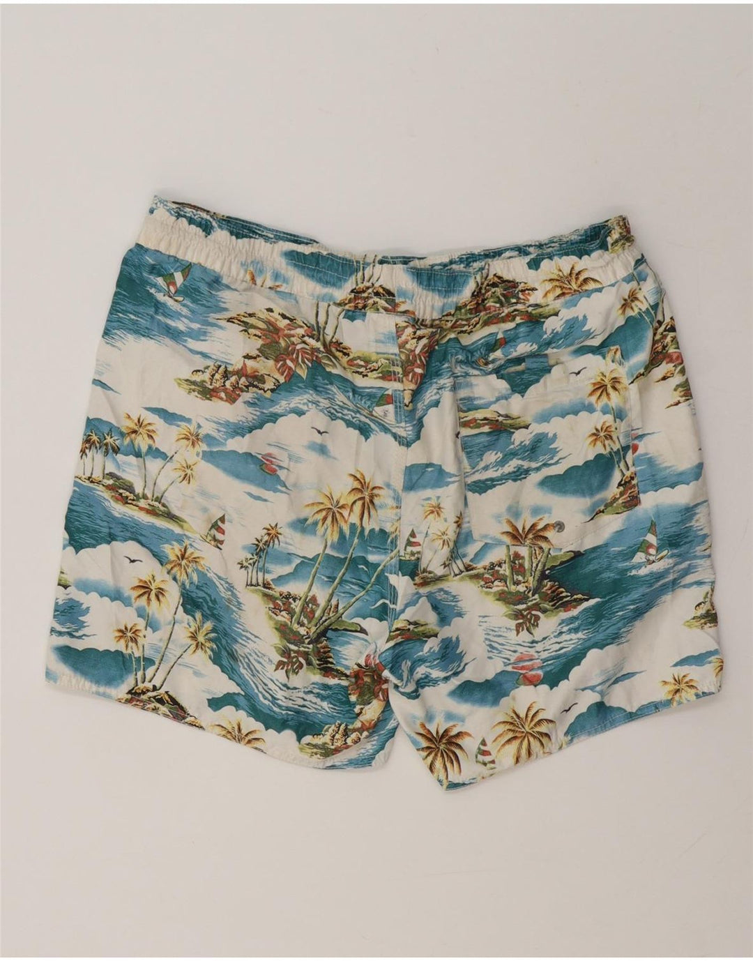 Shorts de banho masculino Rip Curl poliéster azul médio