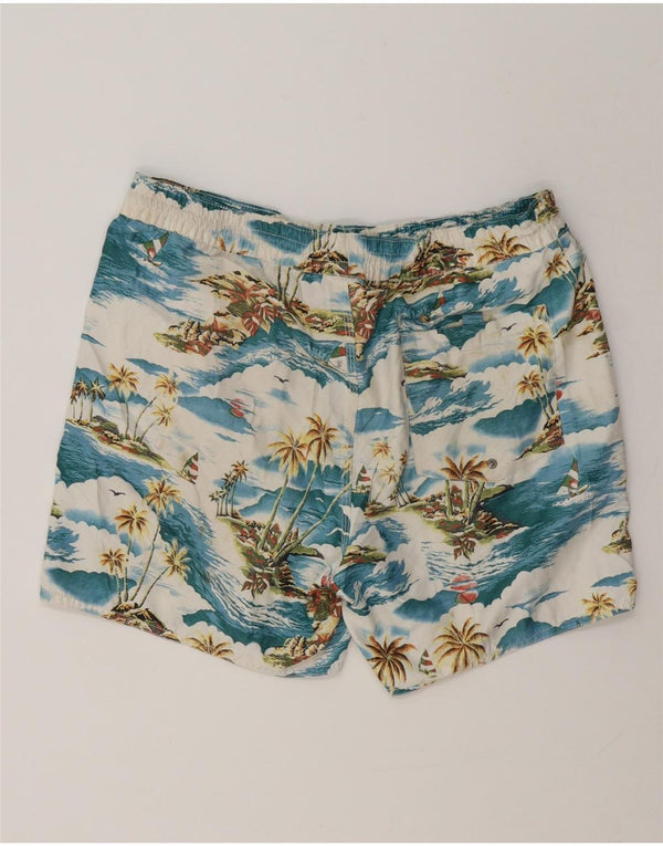 Shorts de banho masculino Rip Curl poliéster azul médio