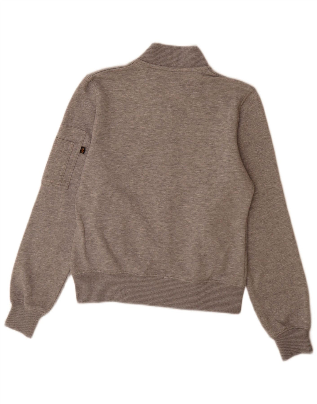 Alpha Industries Jaqueta masculina de treino XS algodão manchado cinza