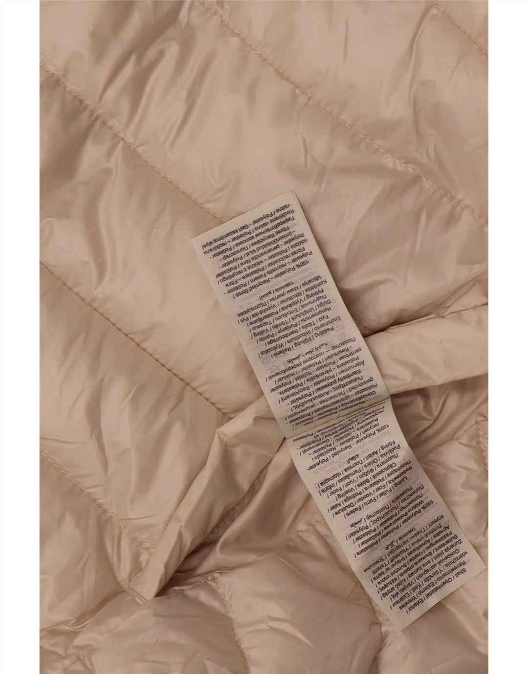 Jaqueta acolchoada masculina Jack & Jones UK 44 2XL poliéster bege