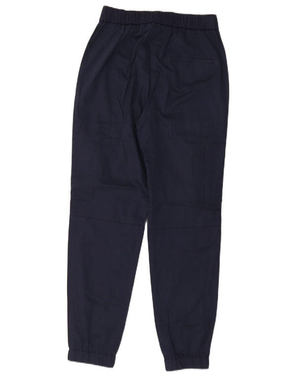 Calça cargo feminina HUGO BOSS para corrida, Reino Unido 6 XS W26 L28 Azul marinho Lyocell