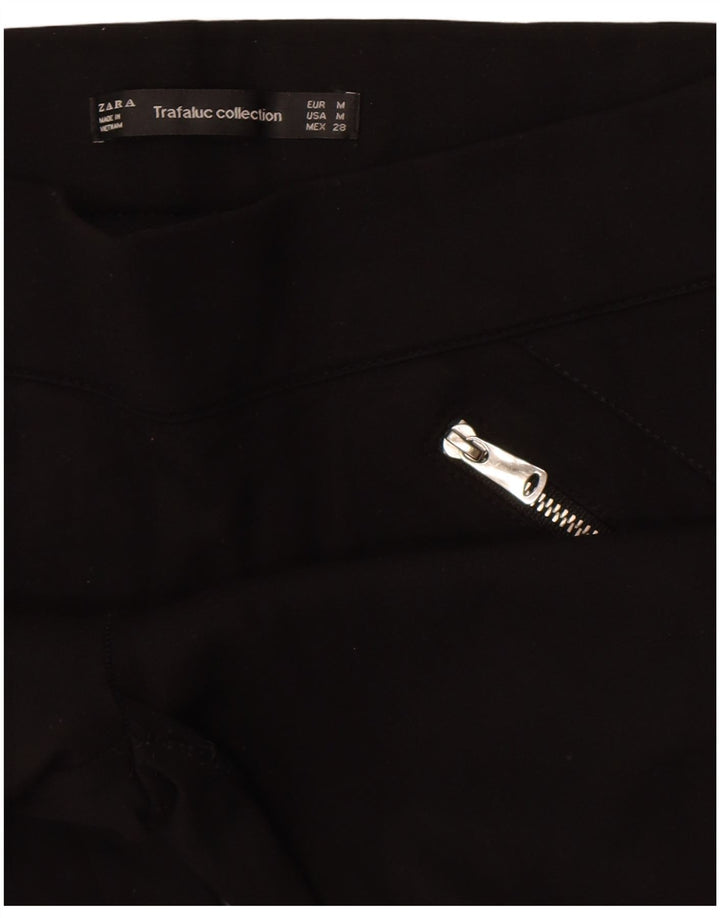 Zara Womens Trafaluc Crop Leggings Médio W28 L26 Preto
