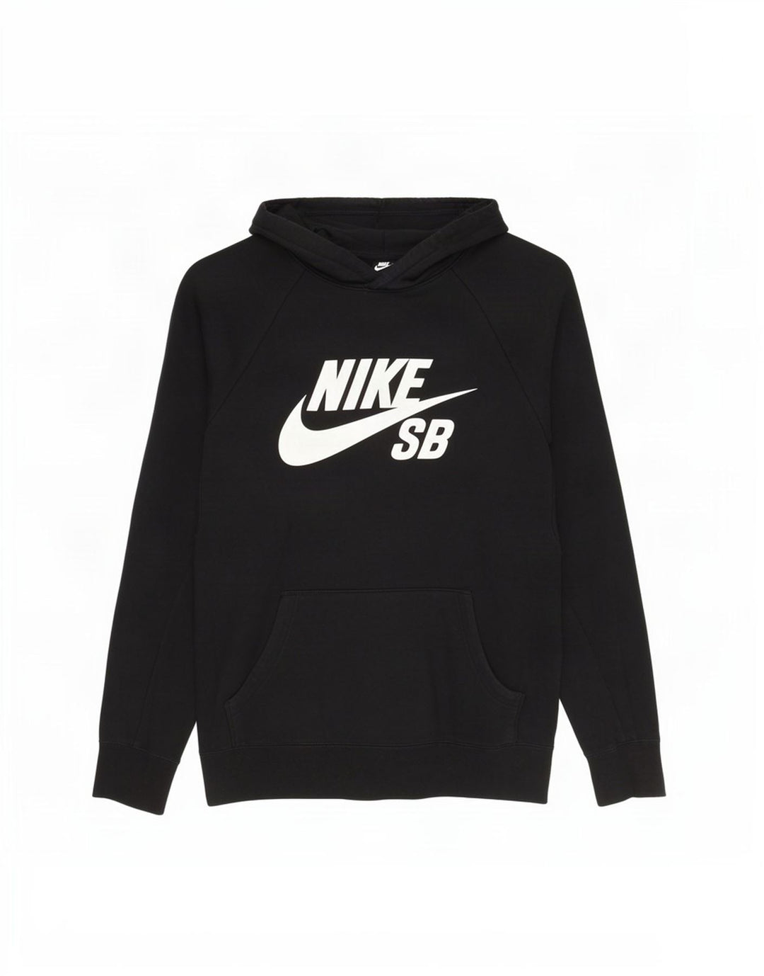 Nike masculino gráfico moletom com capuz médio preto