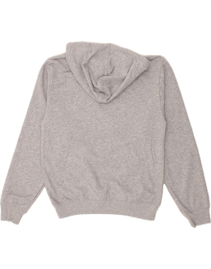 CHAMPION Womens Graphic Hoodie Jumper UK 10 Small Grey Vintage Champion and Second-Hand Champion from Messina Hembry 