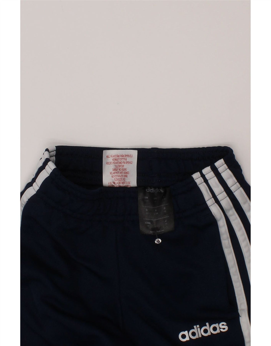 Calças de treino Adidas Boys Climalite 2-3 anos azul marinho poliéster