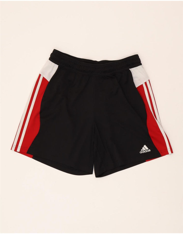 ADIDAS Womens Climacool Sport Shorts UK 16/18 Grande Preto Colorblock