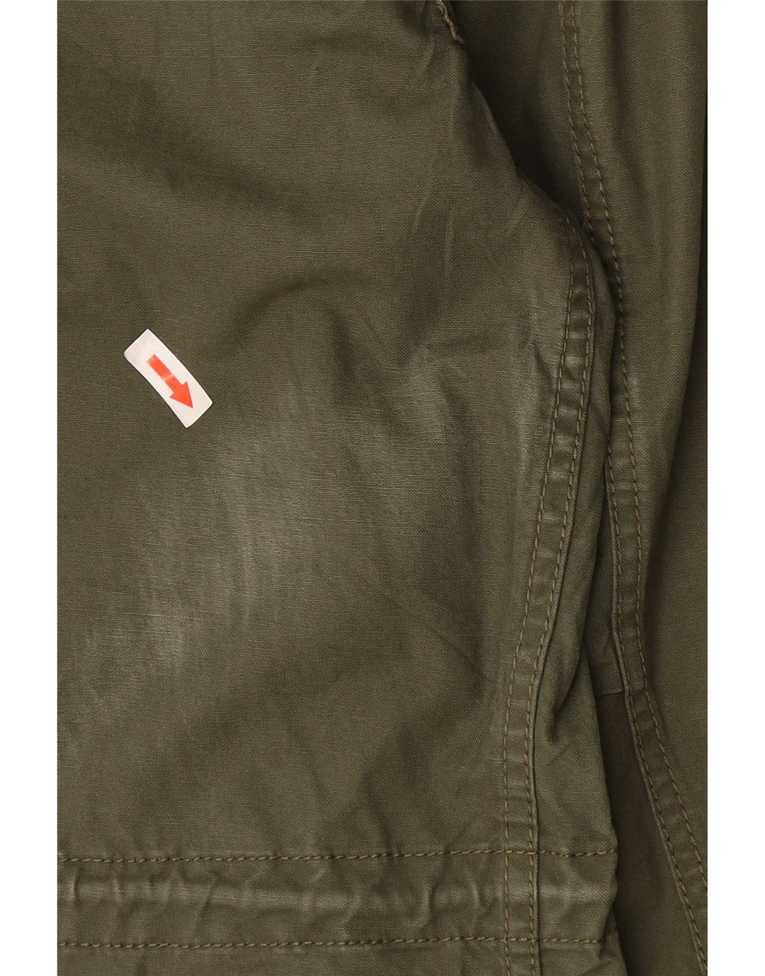 Jaqueta Parka masculina Zara com capuz Reino Unido 40 Grande Caqui