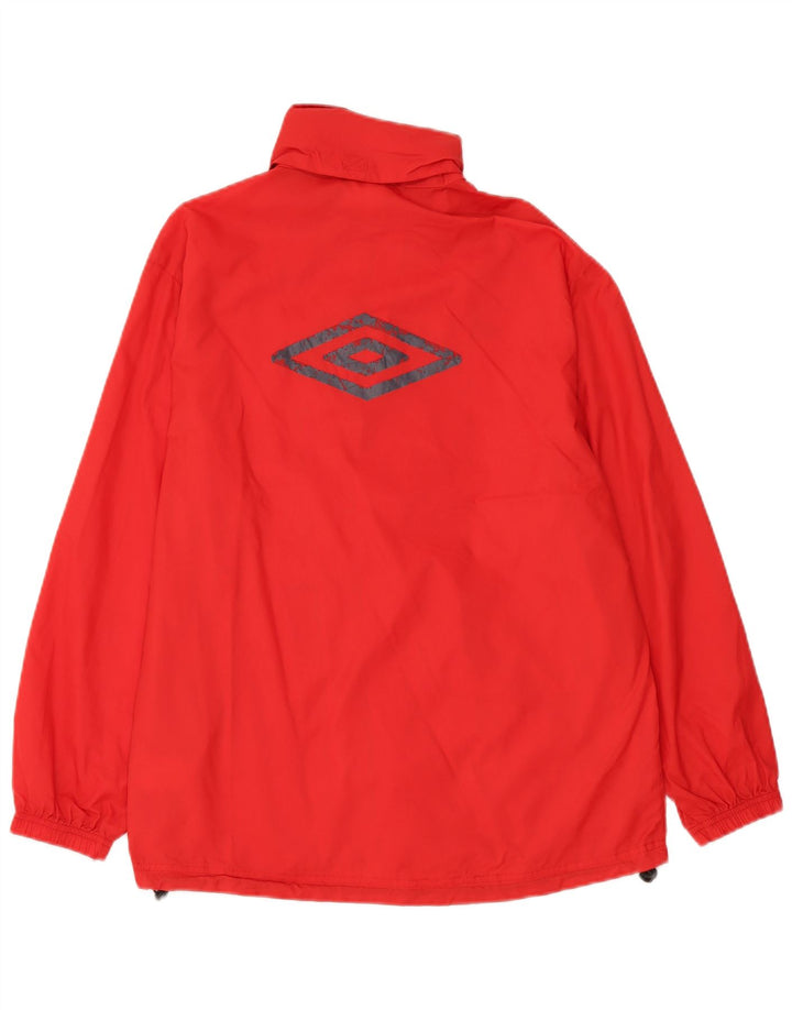 Jaqueta de chuva com capuz gráfico Umbro Boys 13-14 anos vermelho