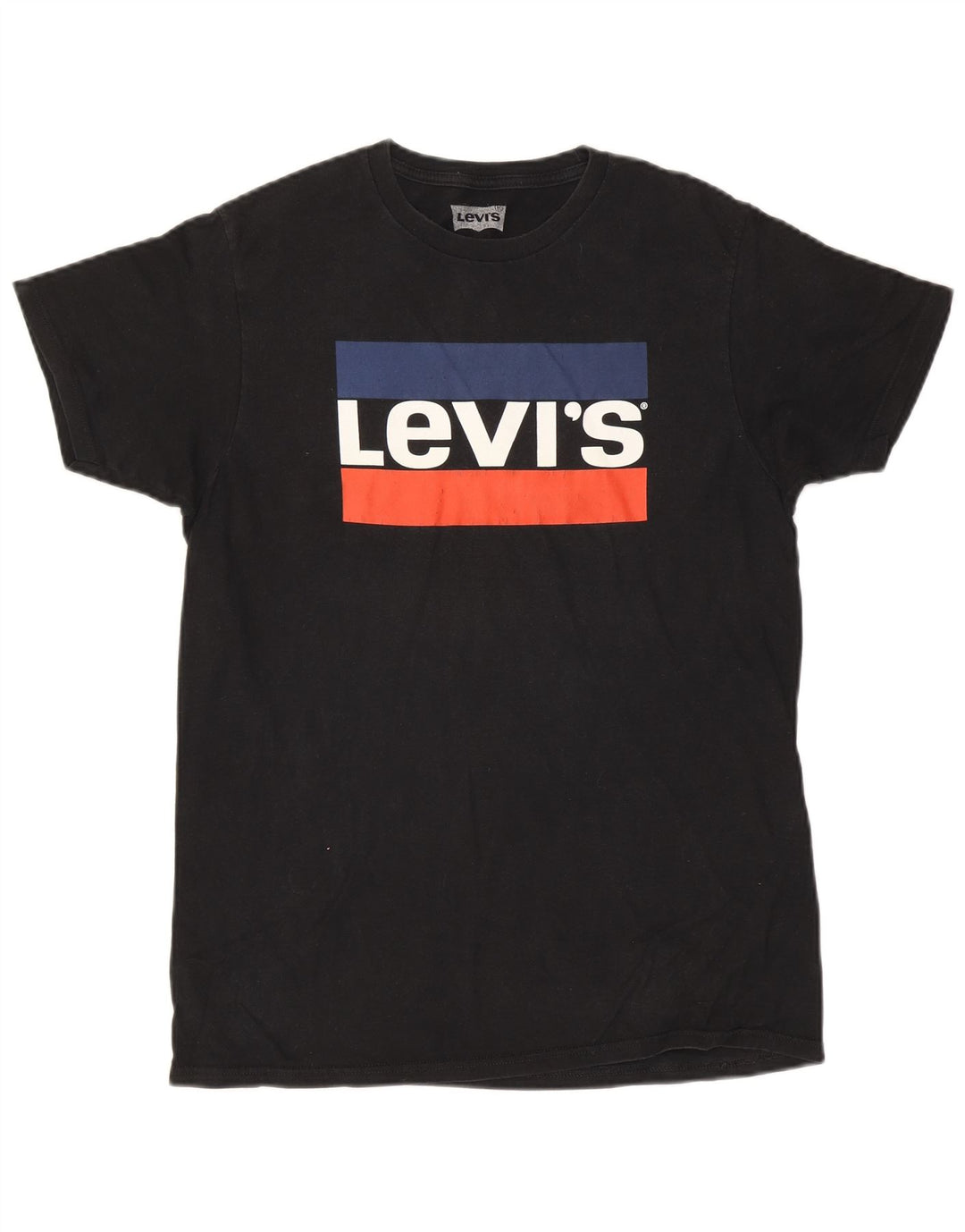 Camiseta gráfica masculina Levi's Top médio preto