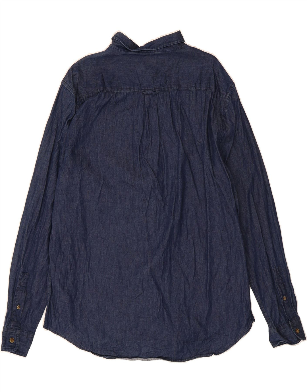 CHEAP MONDAY Mens Shirt Large Navy Blue Vintage Cheap Monday and Second-Hand Cheap Monday from Messina Hembry 