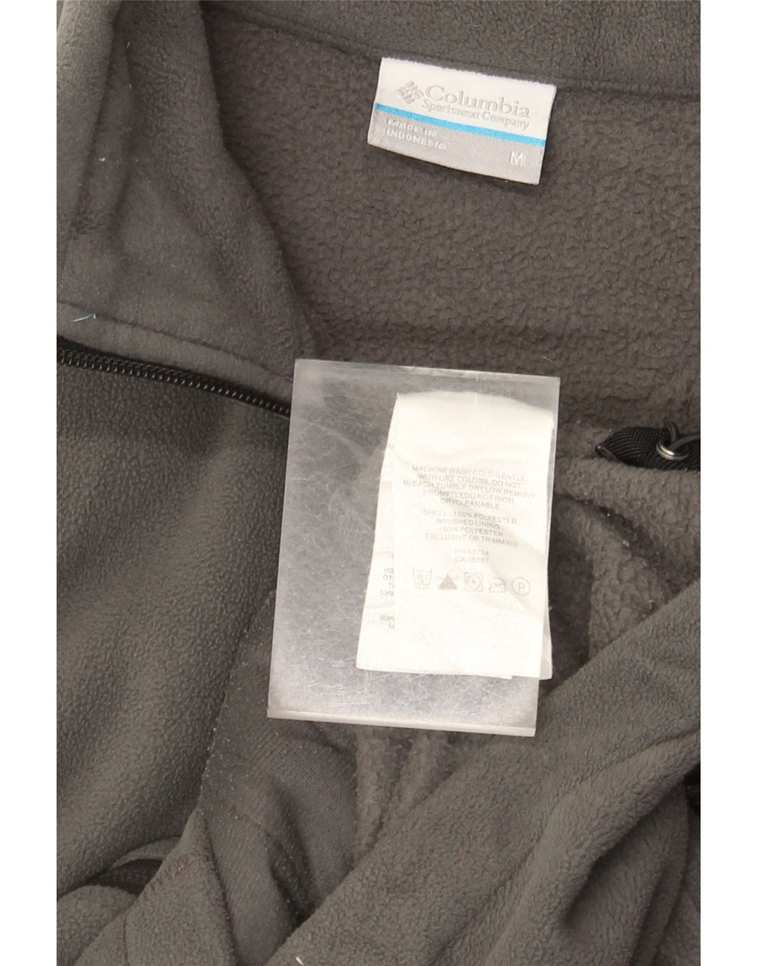 Jaqueta de lã masculina Columbia UK 38 poliéster cinza médio