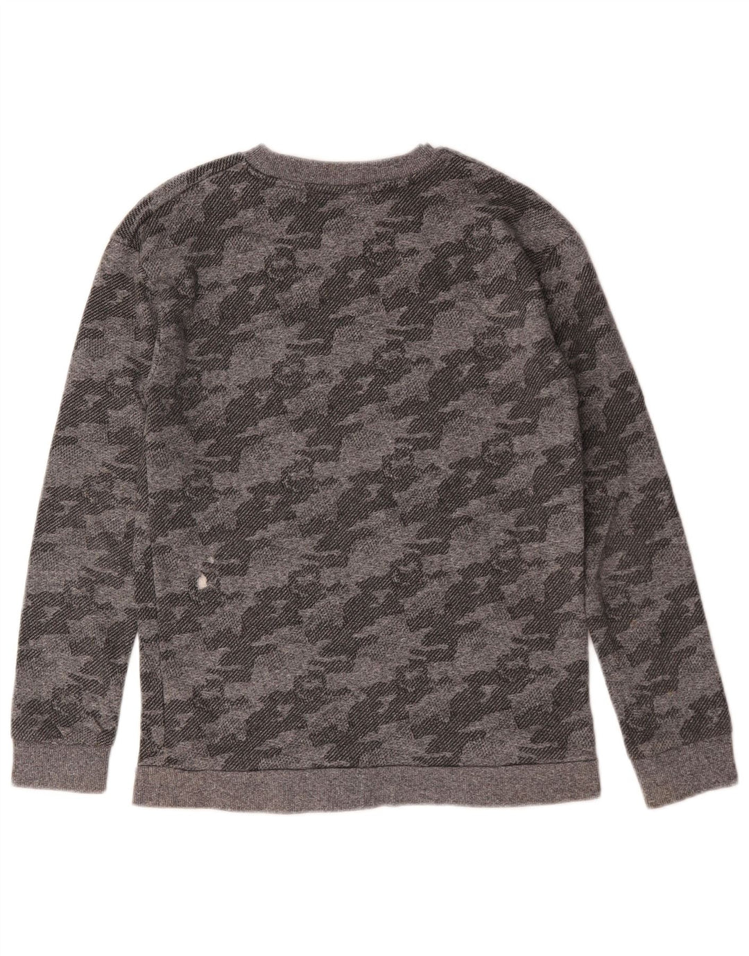 Suéter de moletom masculino Marks & Spencer 12-13 anos cinza camuflado algodão