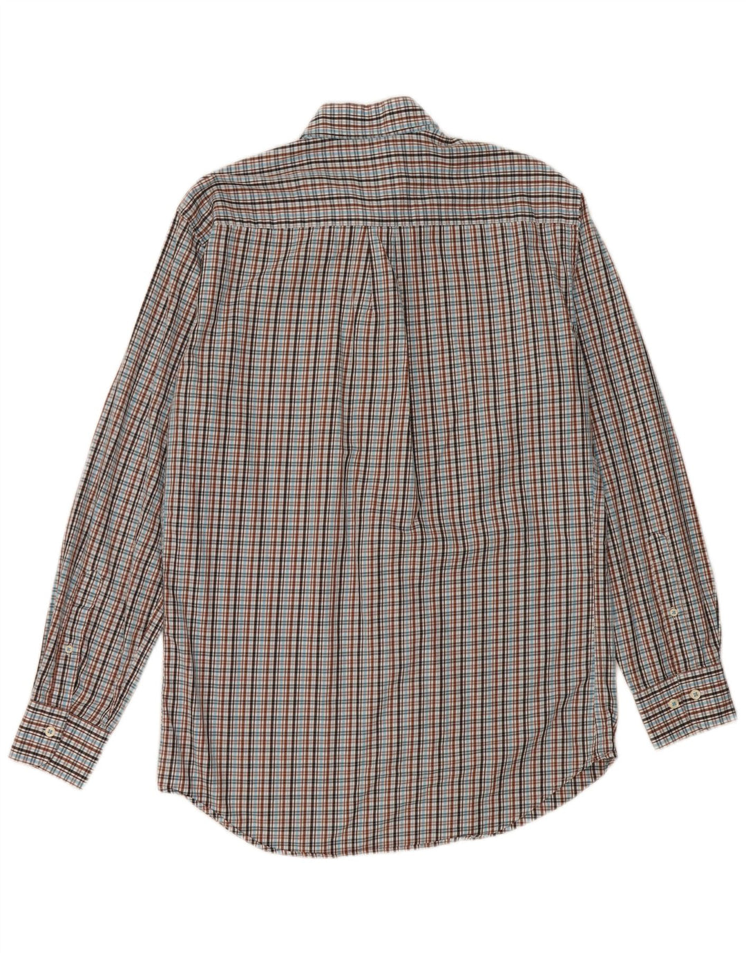 Camisa masculina PETER MILLAR média xadrez multicolorida de algodão