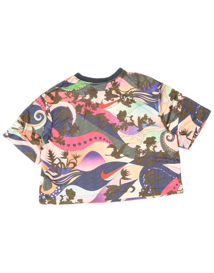 Camiseta feminina Nike Crop Graphic UK 6 XS Multicolorida Floral