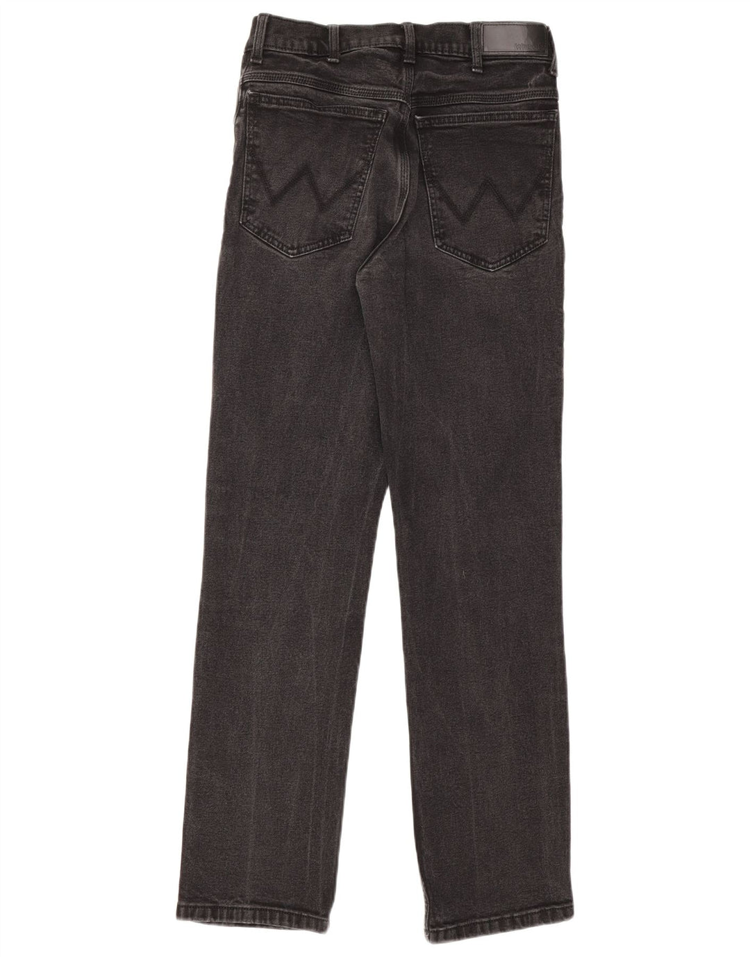 Wrangler Mens Straight Jeans W31 L32 Algodão Preto