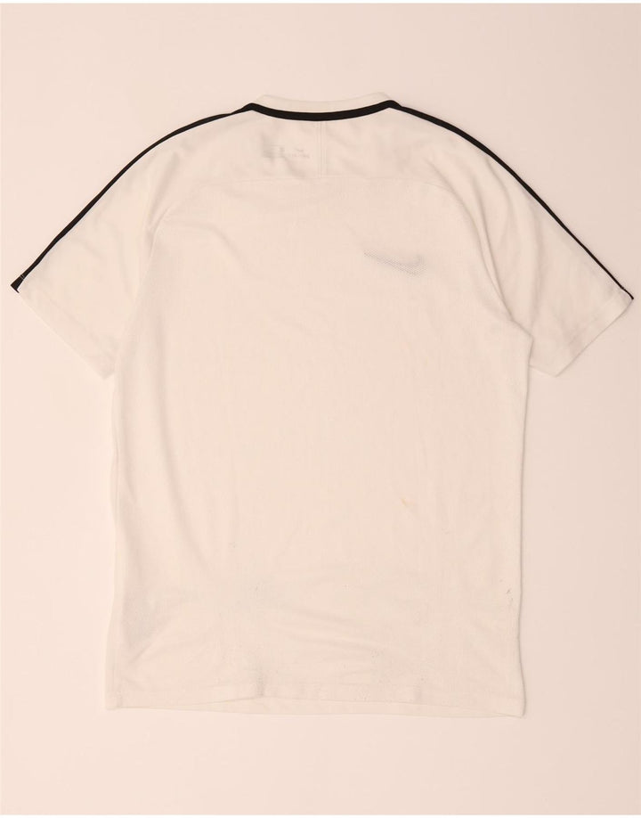Camiseta Nike Masculina Dri Fit Top Grande Branco Colorblock Poliéster