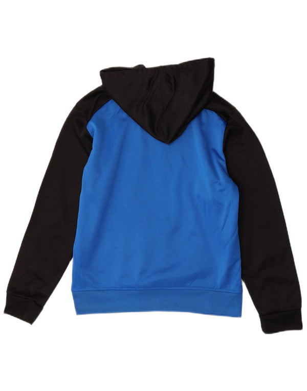 Jumper com capuz gráfico Champion Boys 14-15 anos azul colorido bloco esportivo