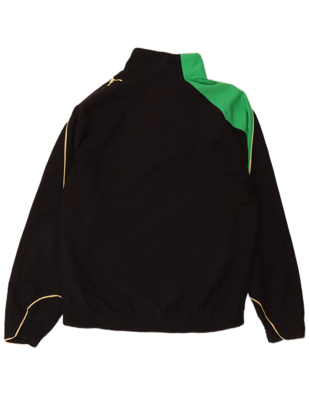 PUMA Mens Tracksuit Top Jacket Médio Preto Colourblock Poliéster
