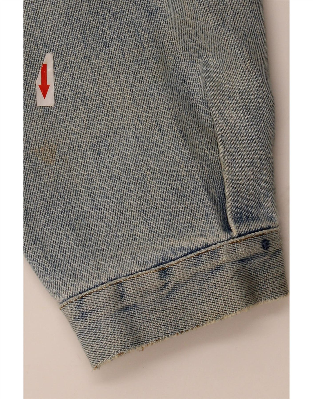Jaqueta jeans masculina El Charro UK 42 XL algodão azul