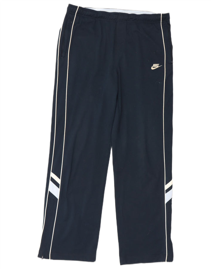 Calça de treino masculina Nike grande poliéster azul marinho