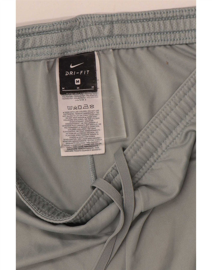 Shorts esportivos masculinos Nike Dri Fit cinza médio colorblock poliéster