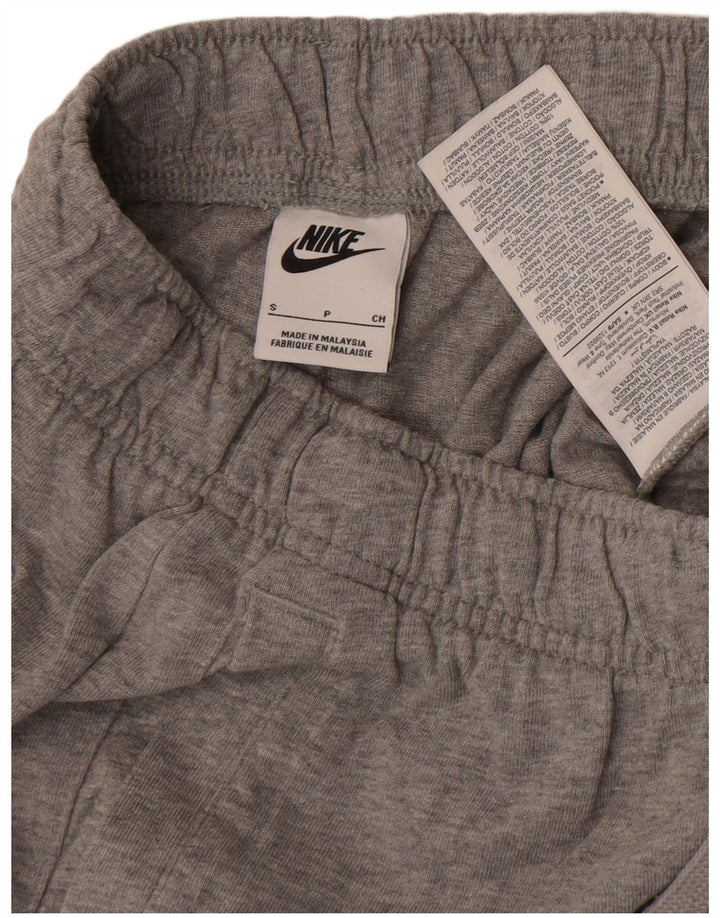 Nike Mens Sport Shorts Pequeno Algodão Cinza
